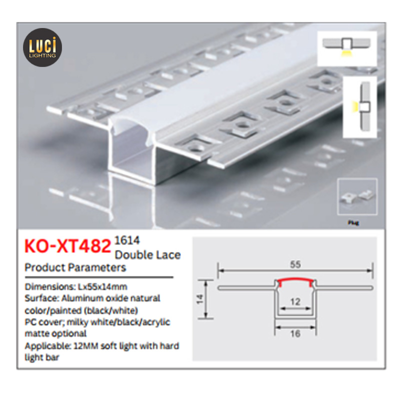 Nhôm âm trần thạch cao KO-XT482