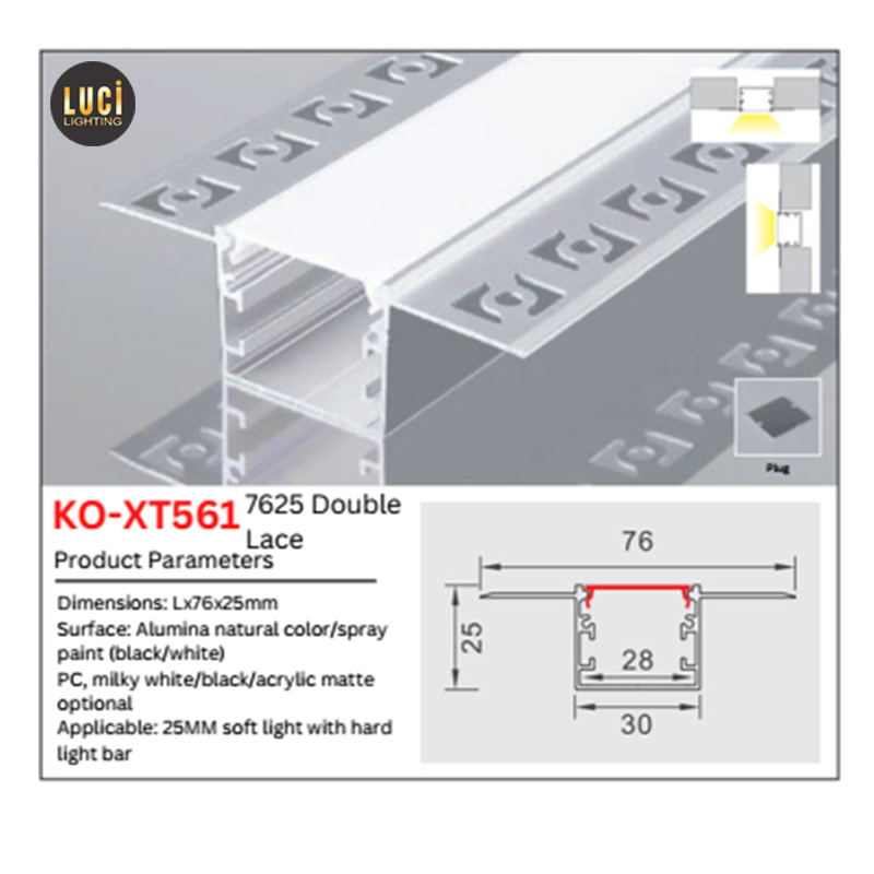 Nhôm âm trần thạch cao KO-XT561