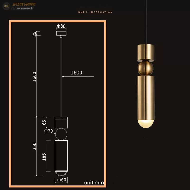 Đèn thả trang trí hiện đại LC-DL-0134