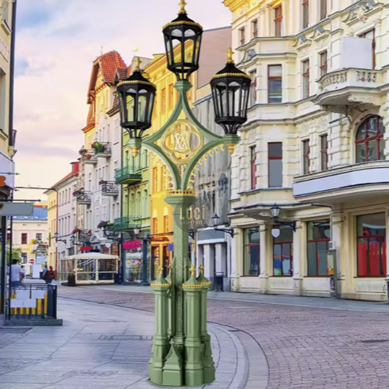Cột đèn sân vườn châu âu LC-GL058