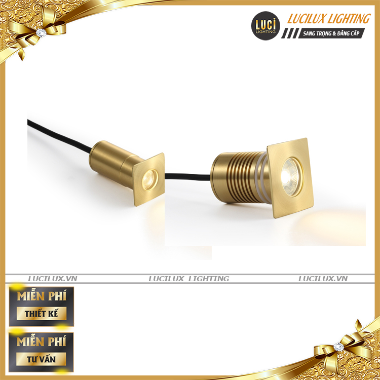 Đèn dẫn lối , âm tường đồng cao cấp LC-IG1513-S