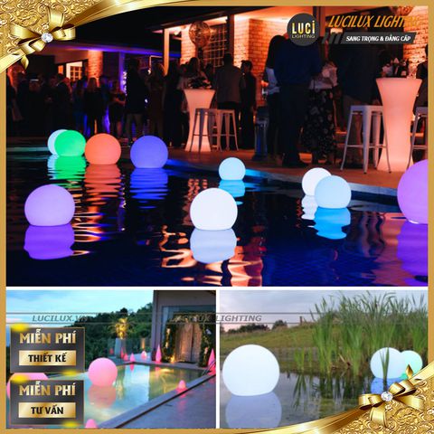 Floating solar energy swimming pool light LC-LL1803