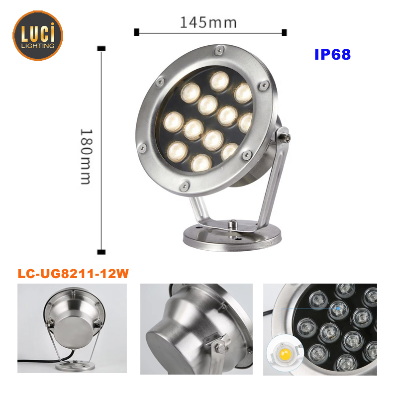 Đèn led âm nước LC-UG8211-12W