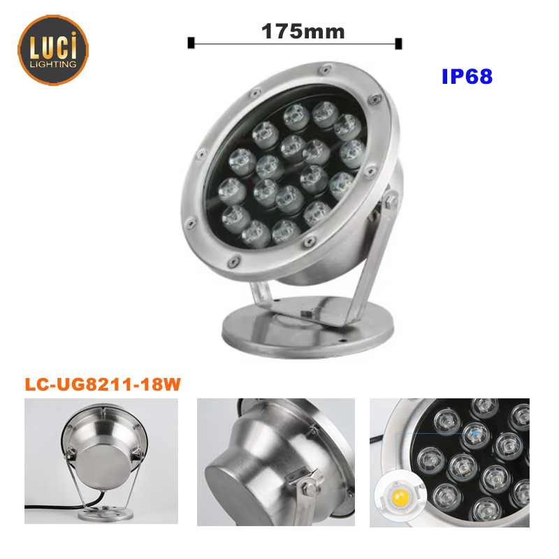 Đèn led âm nước LC-UG8211-18W