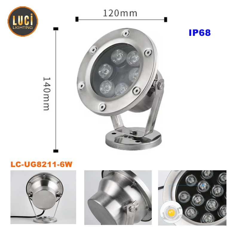 Đèn led âm nước LC-UG8211-6W
