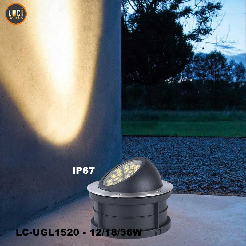 Đèn âm đất chỉnh góc mắt lồi LC-UGL1520