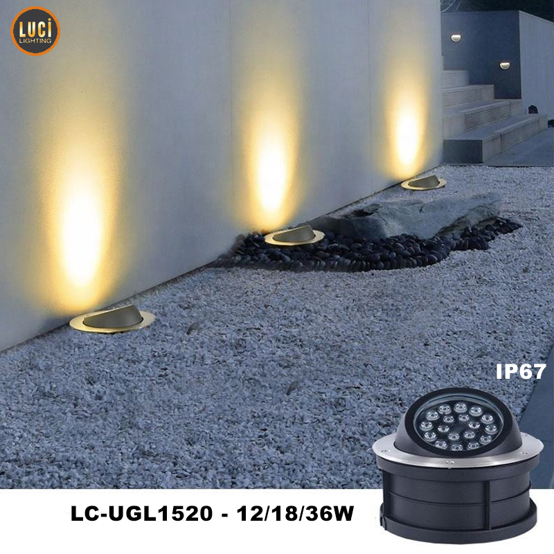 Đèn âm đất chỉnh góc mắt lồi LC-UGL1520