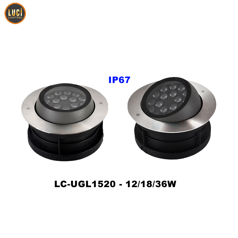 Đèn âm đất chỉnh góc mắt lồi LC-UGL1520