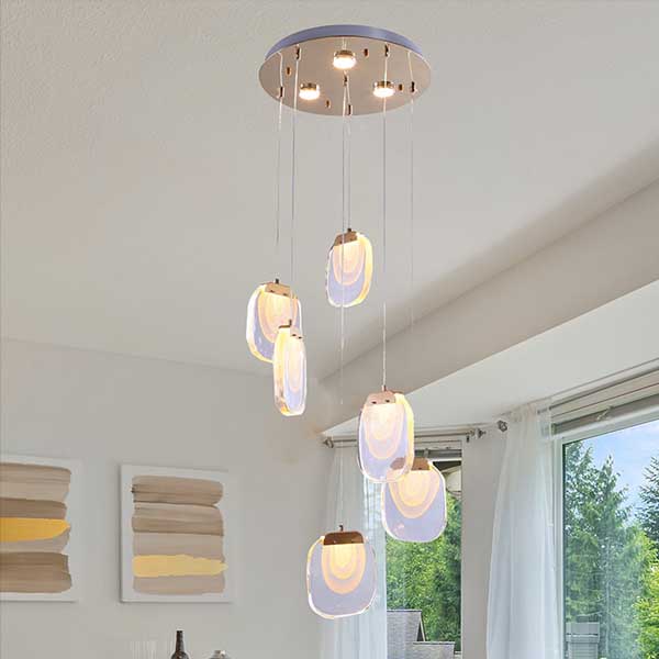 Đèn thả giếng trời - phòng khách cao cấp LHD0918-6