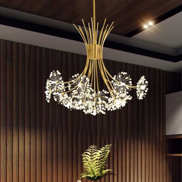 Đèn thả pha lê phòng khách LC-DL-0113