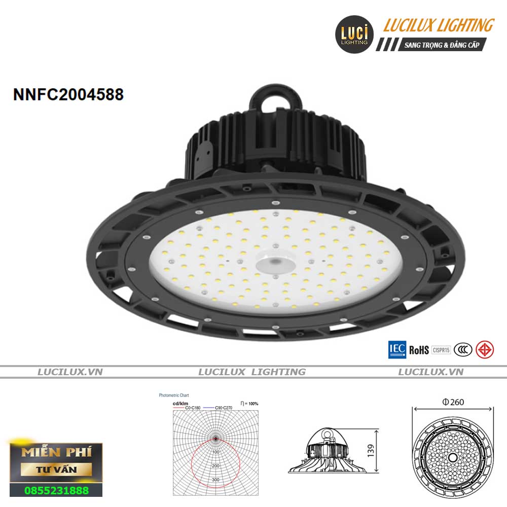 Đèn led Highbay Panasonic 3G 60W 6500K