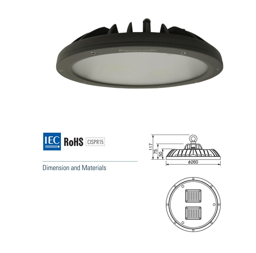 Đèn led Highbay Panasonic 60W 5700K