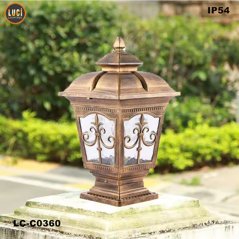 Đèn trụ cổng Châu Âu LC-C0360