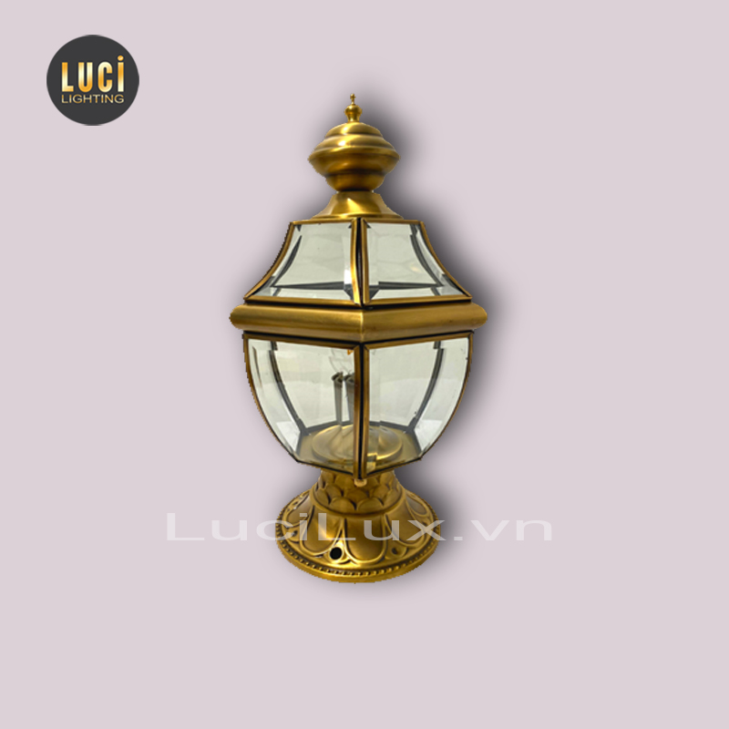 Đèn trụ cổng đồng LC-4103