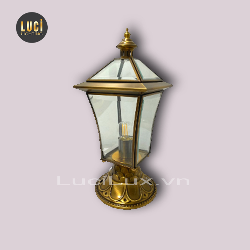 Đèn trụ cổng đồng LC-4107