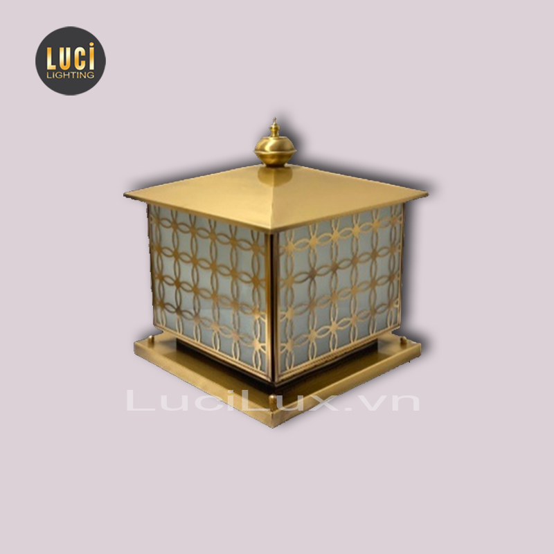 Đèn trụ cổng đồng LC-4106