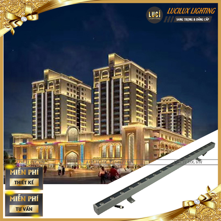 Đèn hắt tường Toà nhà LC-WW1514