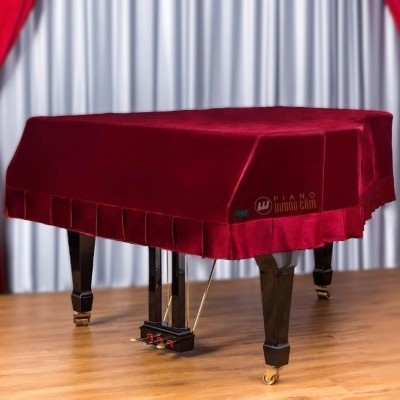 Khăn phủ đàn Grand piano màu đỏ