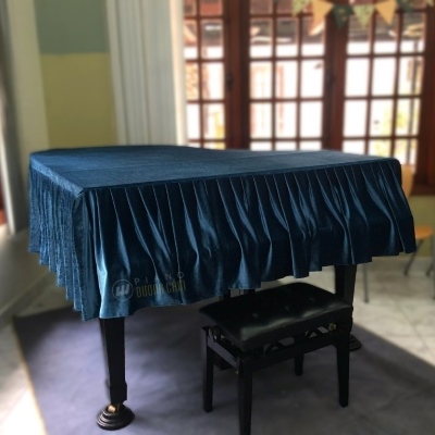 Khăn phủ đàn Grand piano xếp ly