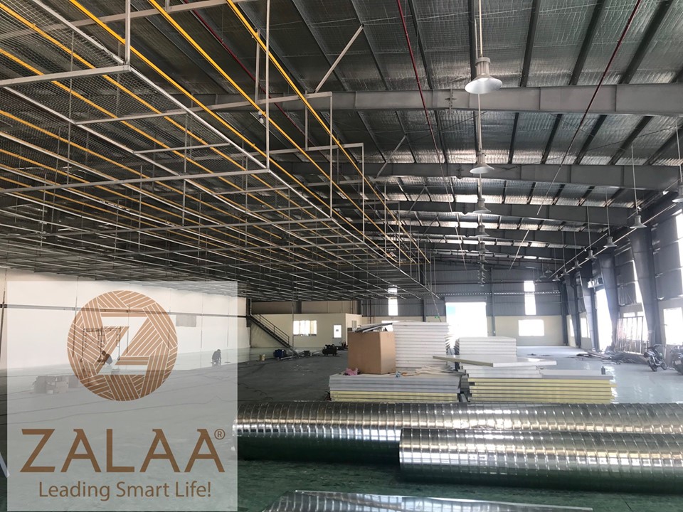 ZALAA cung cấp đèn chiếu sáng nhà xưởng chế biến gỗ hiện đại tại khu công nghiệp Bàu Bàng tỉnh Bình Dương