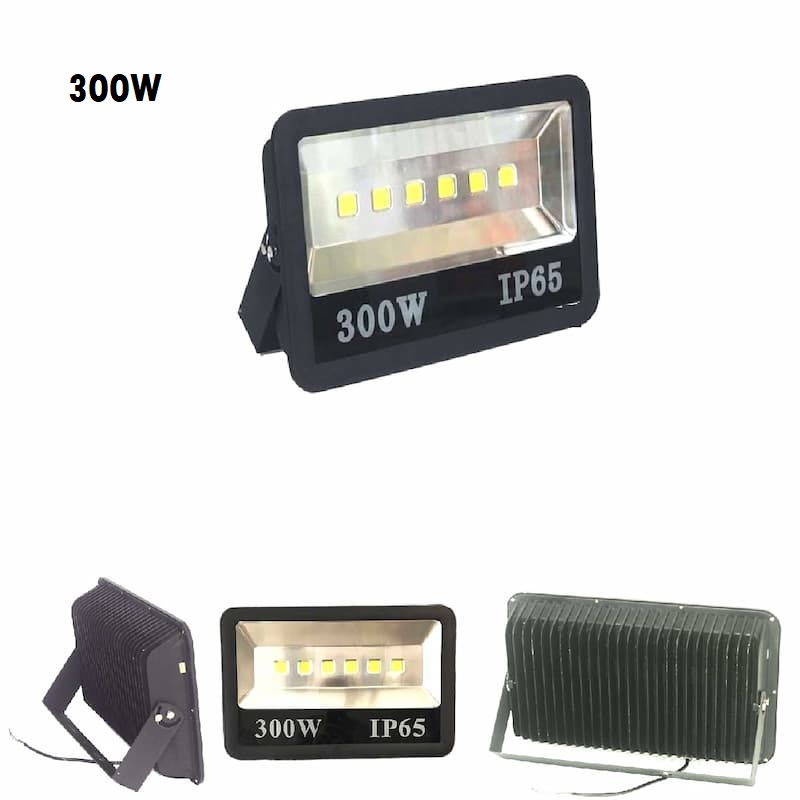 Đèn Pha LED Chóa Rộng Chiếu Sáng Ngoài Trời Vỏ Đen IP65 từ 10W đến 400W