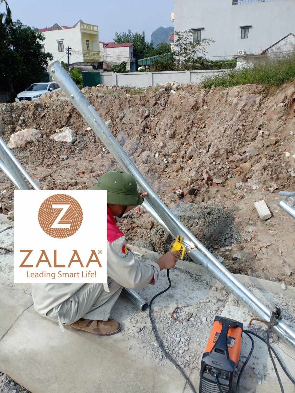 Đèn đường năng lượng mặt trời công suất 80w mã số ZXJD-80S