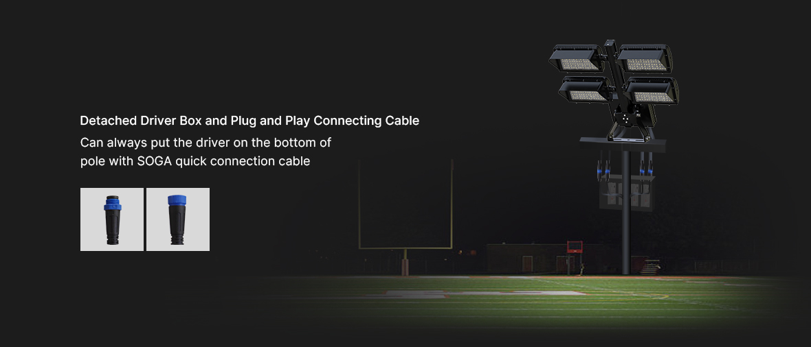 Đèn Sân Thể Thao Ghép Module Barrett Y ZSG-BA-Y 1000W đến 1800W | Zalaa/Soga Smart Lighting