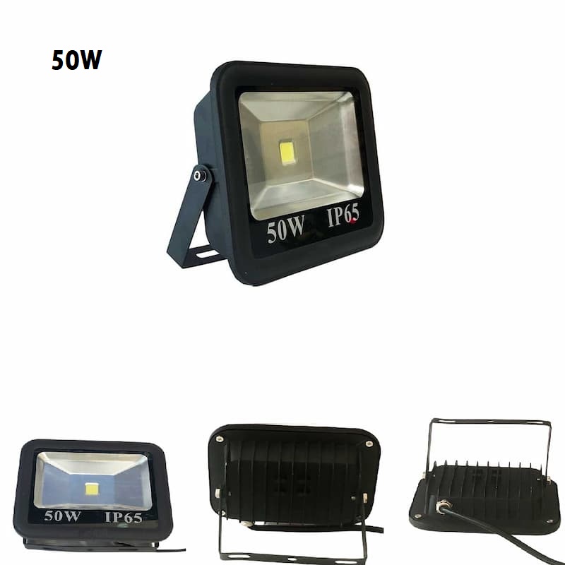 Đèn Pha LED Chóa Rộng Chiếu Sáng Ngoài Trời Vỏ Đen IP65 từ 10W đến 400W