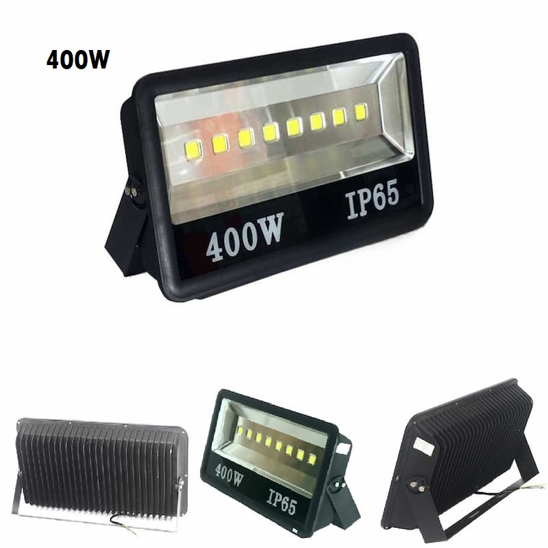 Đèn Pha LED Chóa Rộng Chiếu Sáng Ngoài Trời Vỏ Đen IP65 từ 10W đến 400W