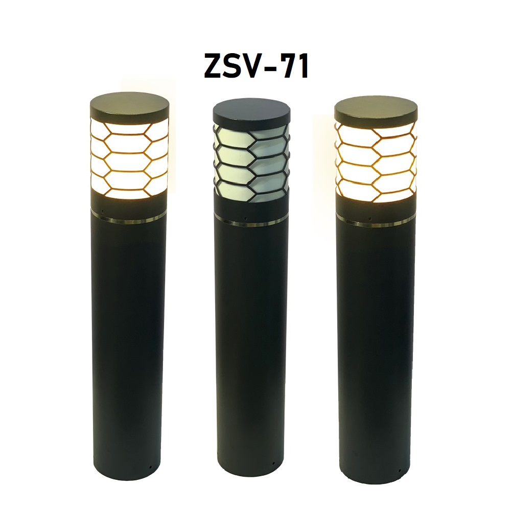 ✅ Trụ Đèn LED | Nấm Sân Vườn ZSV Kiểu dàng tròn cao từ 30cm đến 1m