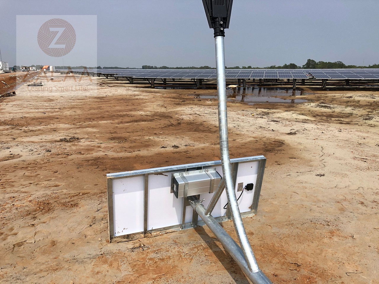 Đèn năng lượng mặt trời 100w - Dự án