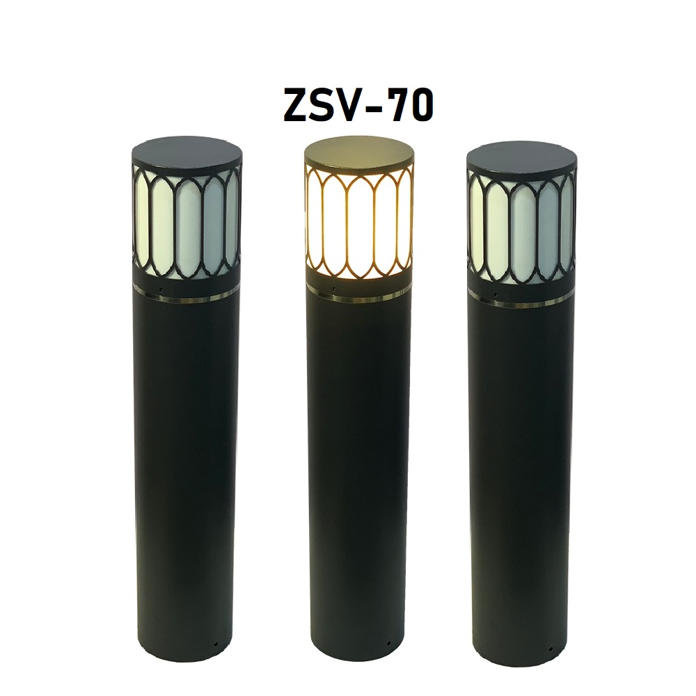 ✅ Trụ Đèn LED | Nấm Sân Vườn ZSV Kiểu dàng tròn cao từ 30cm đến 1m