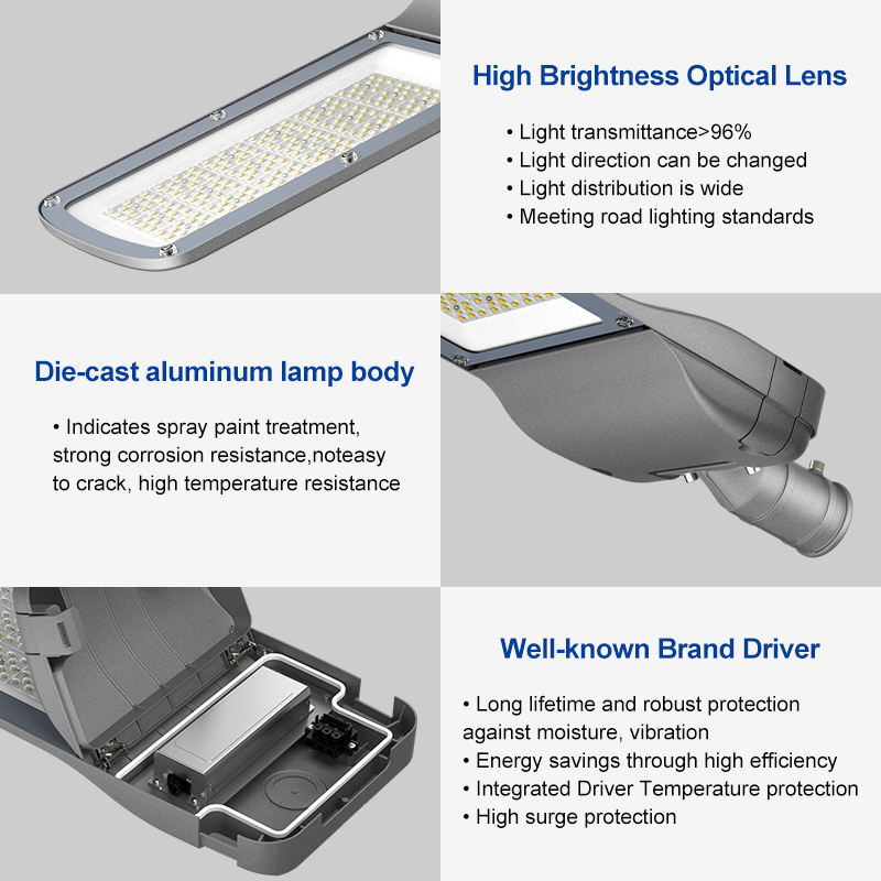 Đèn Đường LED ZALAA ZL-BSTE (50W-200W) Chống Nước IP65 – Giải Pháp Chiếu Sáng Đô Thị
