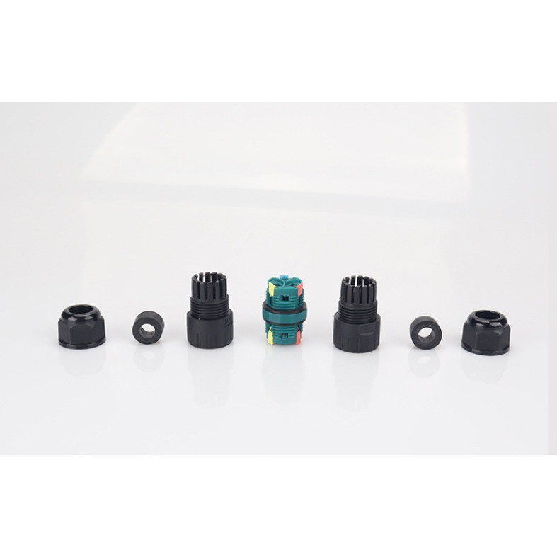 Cầu Đấu Nối Dây Điện Đèn LED Ngoài Trời đầu siết cáp M20 lõi 3pin Chống nước, Ngoài trời IP68 - Linh kiện đèn led Zalaa