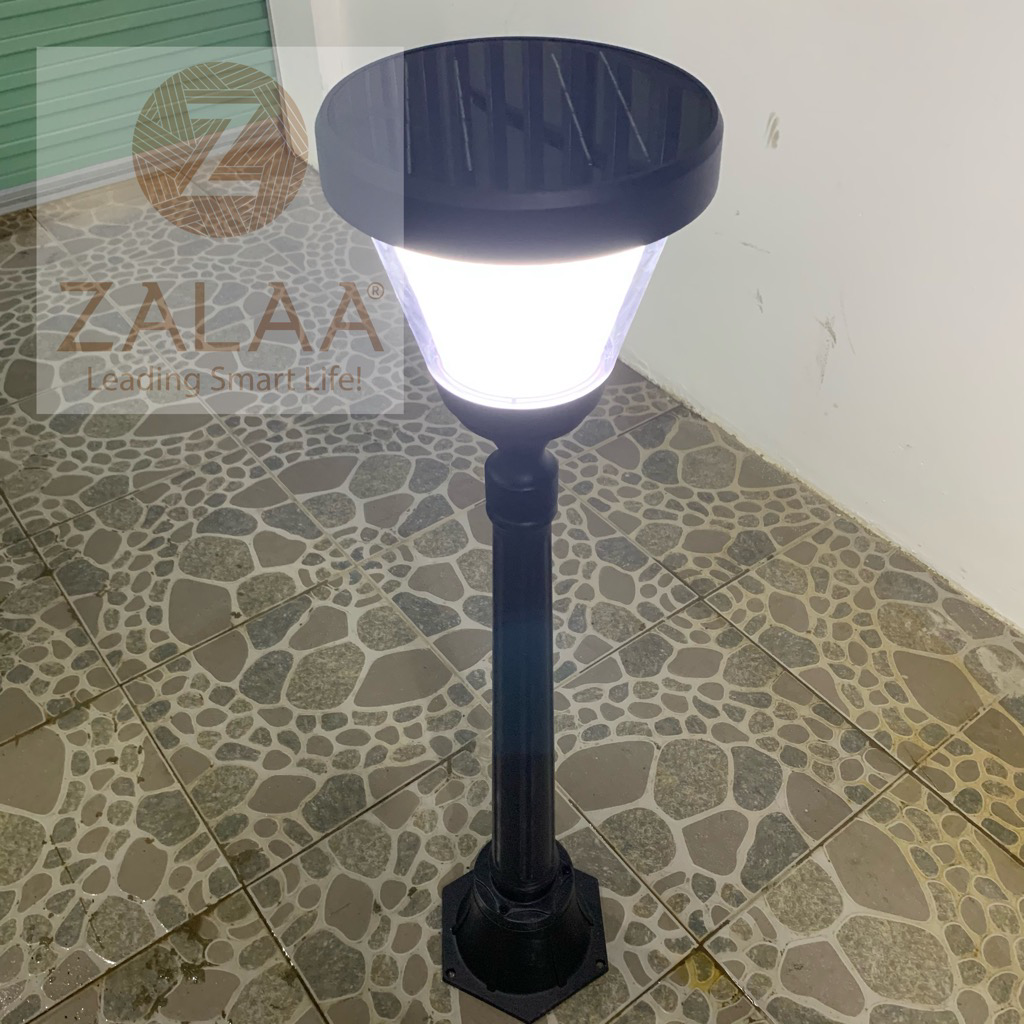 Trụ và Đèn Sân Vườn Công Viên sử dụng điện mặt trời cao 1m mã sản phẩm ZGGD-4105-1 (20W)