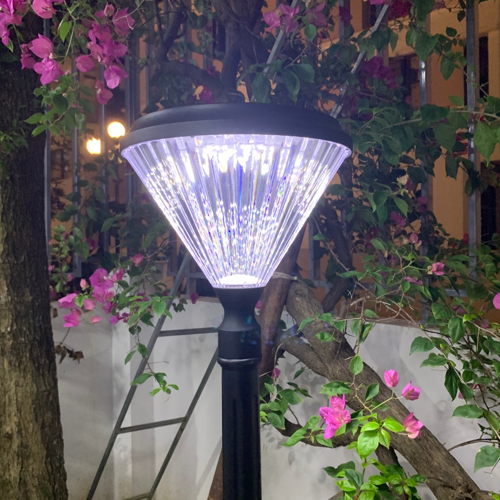 Cột đèn công viên năng lượng mặt trời cao 1,6m 20w mã ZGGD-4105-1