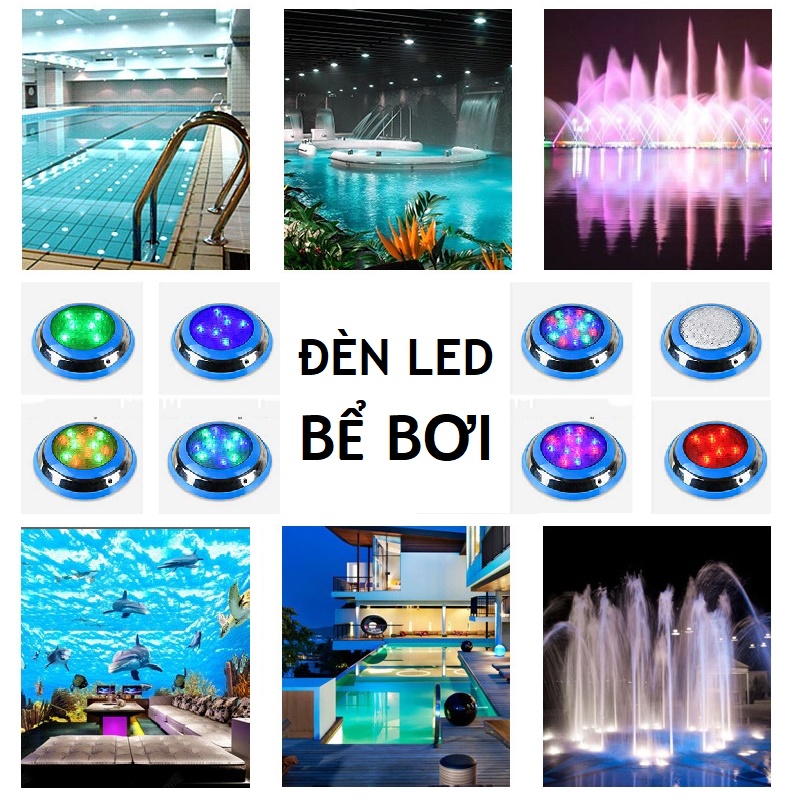 Đèn LED Bể Bơi Dưới Nước ZALAA Công suất từ 6W đến 36W - Chất Lượng Cao