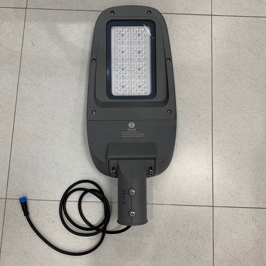 Đèn LED đường năng lượng mặt trời 100W Battery 80AH Panel 100 * 2 tấm