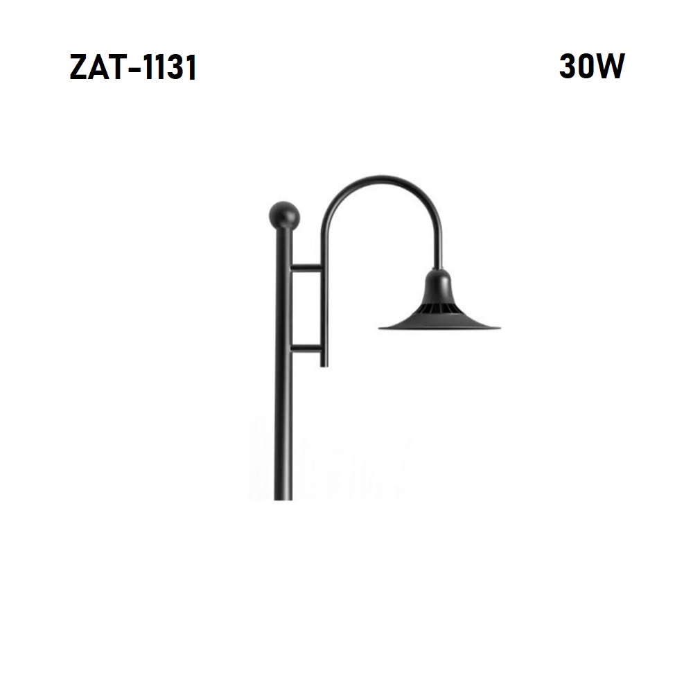 Đầu Đèn LED Chiếu Sáng Cảnh Quan Công Viên ZAT-1131 - Phù Hợp Cột Từ 3-6M với Công suất Từ 30W đến 60W