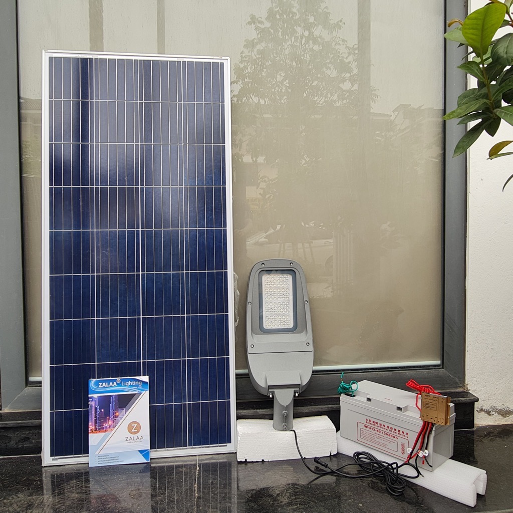 Bộ đèn đường năng lượng mặt trời đa công suất ZALAA 60w; 80w mã số ZLC-90S