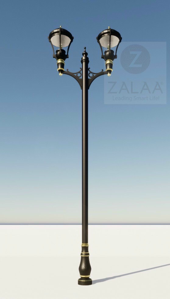 Cột đèn trang trí cảnh quan thiết kế theo Concept dự án cao 3-5m