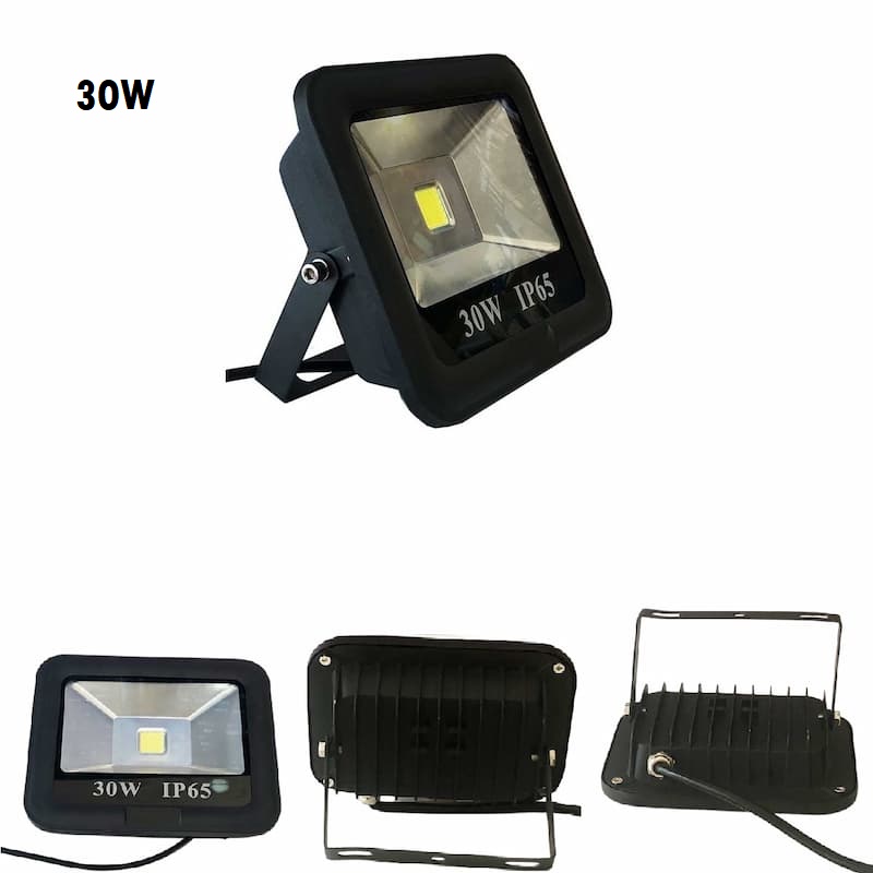 Đèn Pha LED Chóa Rộng Chiếu Sáng Ngoài Trời Vỏ Đen IP65 từ 10W đến 400W