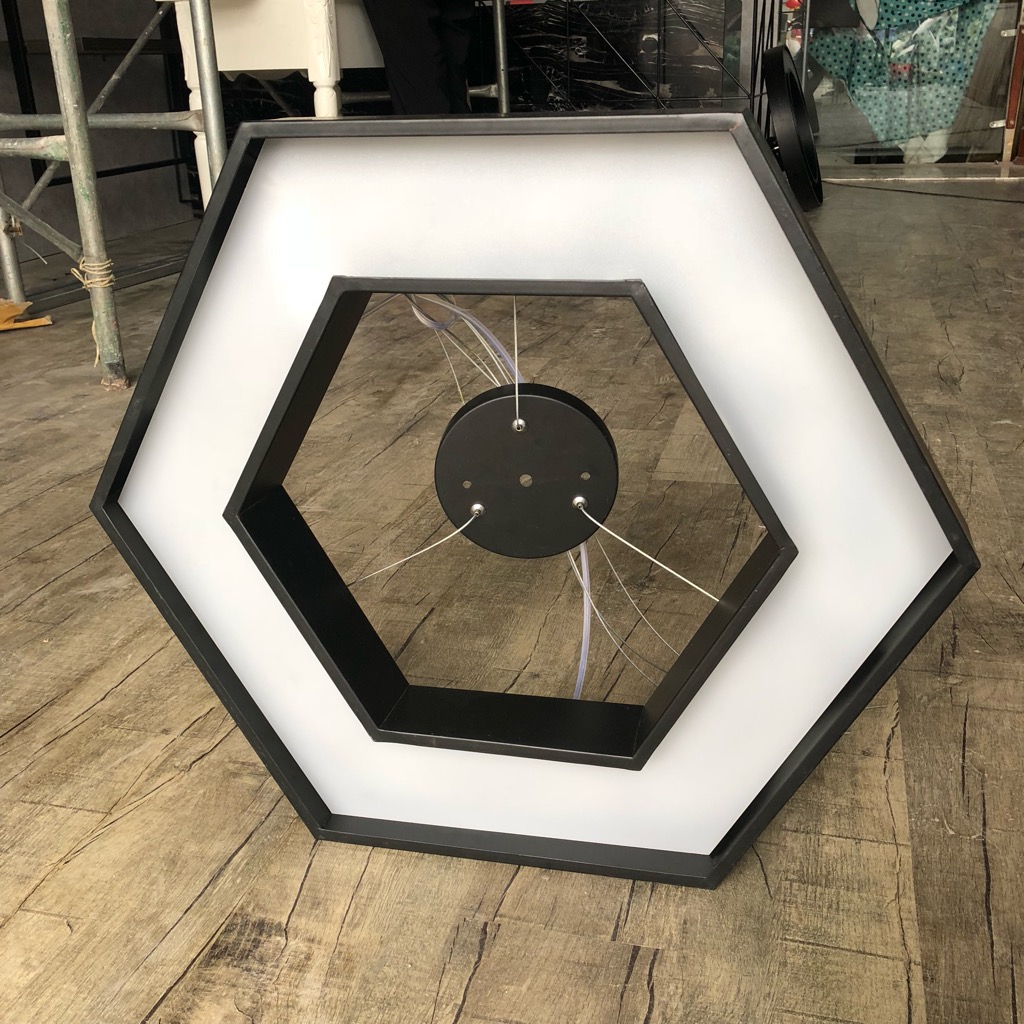 Đèn thả trần lục giác D600 mm ZALAA