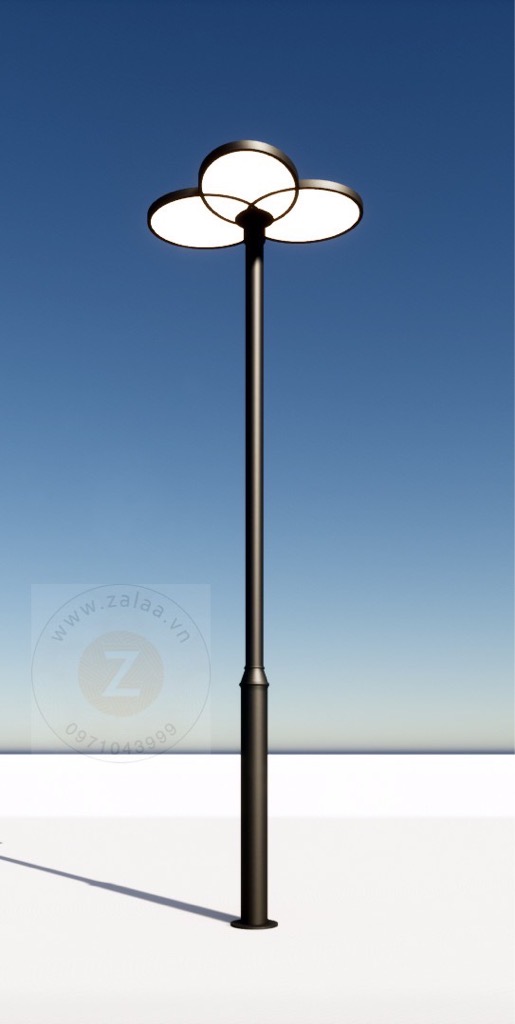 Cột đèn trang trí cảnh quan thiết kế theo Concept dự án cao 4-6m