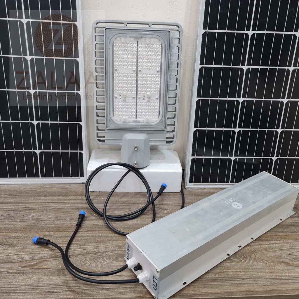 Bộ Đèn Đường Năng Lượng Mặt Trời dự án Công suất 60w, 80w, 100w, 120w đầu đèn BRP291, 392