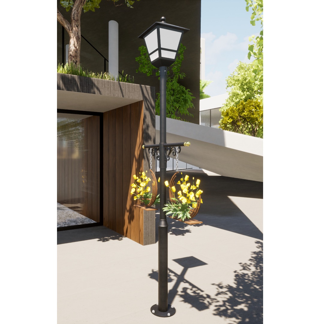 Cột Đèn Trang Trí Cảnh Quan Sân Vườn Công Viên ZALAA cao từ 3m5, 4m, 4m5... làm theo thiết kế của chủ đầu tư