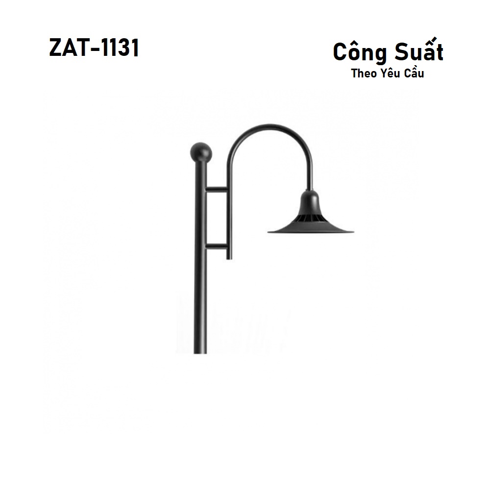 Đầu Đèn LED Chiếu Sáng Cảnh Quan Công Viên ZAT-1131 - Phù Hợp Cột Từ 3-6M với Công suất Từ 30W đến 60W
