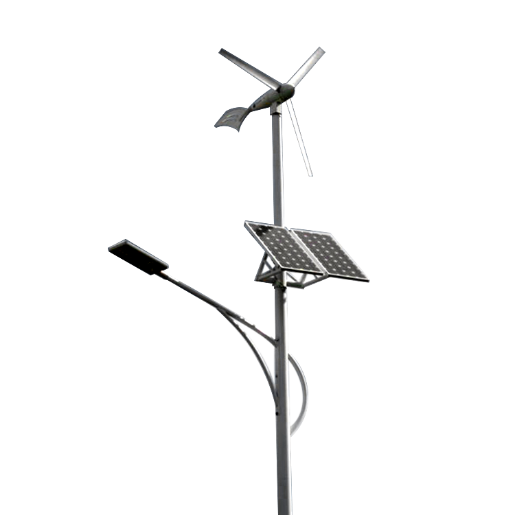 Bộ Đèn Đường Năng Lượng Mặt Trời Kết Hợp Với Tuabin Gió Công Suất 100W Mã SP ZSL-SW-100W