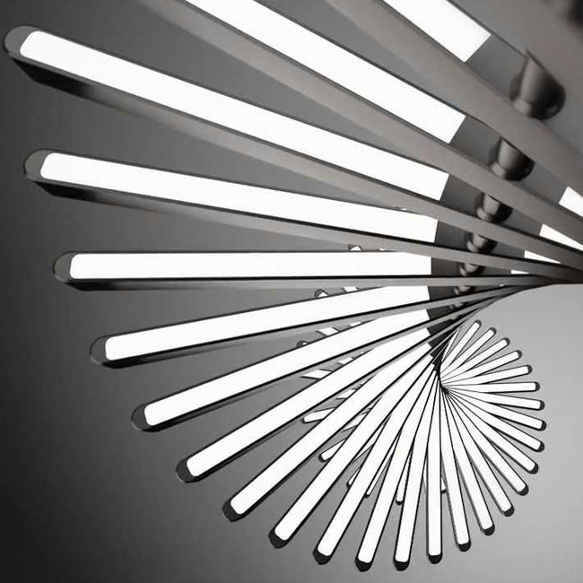 Bộ Đèn LED Ghép Tuyến Tính Thả Trần Văn Phòng - Kiểu Bậc Thang, Piano, Xương Cá...cách điệu