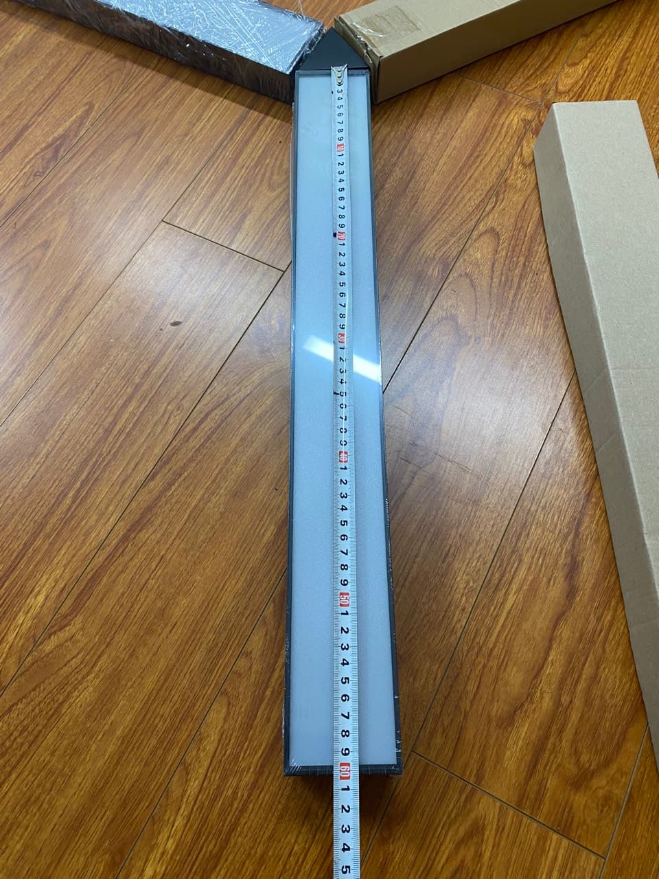 Bộ Đèn Thả Trần Văn Phòng Công suất 120w - Ghép Kiểu Xương Cá, Kích thước L2000x1000